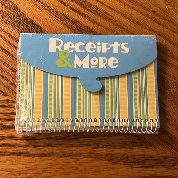 VTG NWT Receipt Keeper Receipt Organizer Mini Binder / Coupon Holder Book - Picture 9 of 9